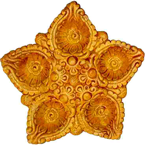 Clay Gala 5 Mukhi Diya