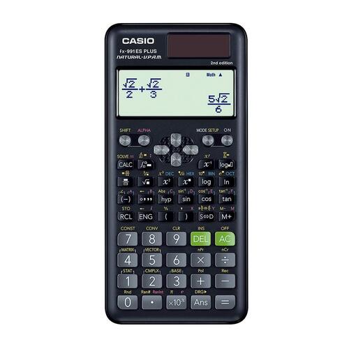 FX 991 ES PLUS - Non-Programmable Scientific Calculator, 417 Functions, Natural Textbook Display, Stylish Design, Colour-Coded Keypad, Hard Case Included