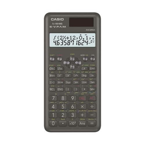 FX 991 MS SCIENTIFIC - Non-Programmable Calculator, 401 Functions, 2-Line Display, Super Visually Perfect Algebraic Method, Multi-Replay Feature