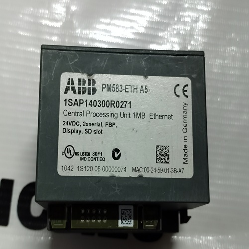 ABB PM583-ETH A5 1SAP140300R0271 PLC MODULE