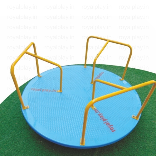 Seating Merry Go Round FRP Merry Go Round Revolving Merry Go Round For Kids