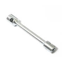 Trailer Wheel Spanners - Steel, 17x19x21x23mm , Silver Color, Cross-shaped Design With Multiple Sockets For Various Lug Nut Sizes