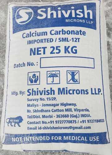 25kg Uncoated Calcium Carbonate Powder