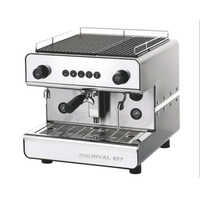 Commercial Coffee Machine - Color: Silver And Red