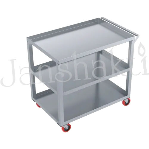 Three Shelf SS Dressing Trolley