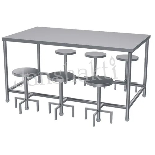 Stainless Steel Canteen Dining Table