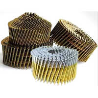 Silver & Golden Wire Coil Nail
