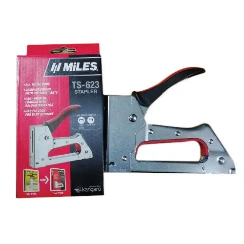 Red & Silver Gun Tacker-Hand Tacker-Hand Stapler-Ts-623