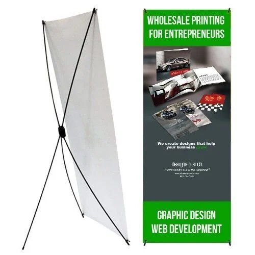 X Style Banner Stands Application: Outdoor