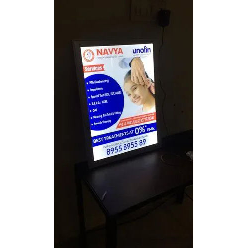 Led Acrylic Sandwich Board Application: Industrial