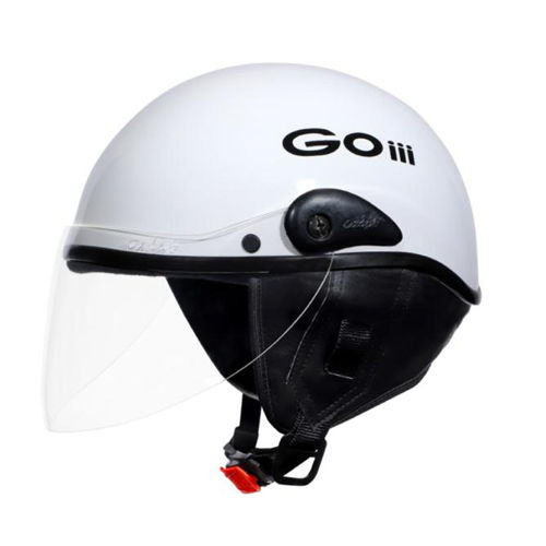 Plastic And Fibreglass Go Non Isi White Helmet at Best Price in