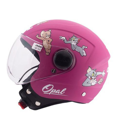 Opal Open Face Pink Color Helmet