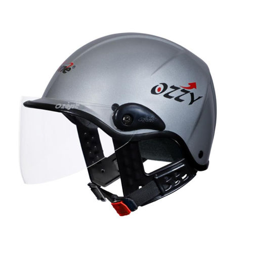 Ozzy With Pc Visor Non Isi Grey Helmet