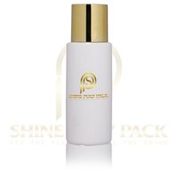 50ml Hdpe Flat Shoulder Bottle - High-quality Plastic, Round Shape, Versatile For Chemical, Oil, And Pharmaceutical Use, Screw Cap Closure