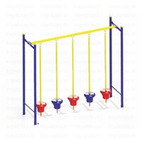 Hopping Pod Outdoor Games Playground Equipment