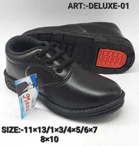 Deluxe School Shoes - Adjustable Laces And Velcro Fasteners, Perfect For Growing Independence And Fine Motor Skills