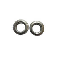 Aluminum Round Eyelet - Lightweight, Corrosion-resistant, Silver Polished | Customized Size Options, Reinforcement For Banners And Flags