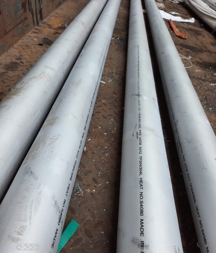 Jindal Saw Ss Pipes - Stainless Steel 1/2" To 14" Sch 10/40 Seamless & Welded | Nace Hydrotested Round Shape Astm Standard 304/304l/316l Grade