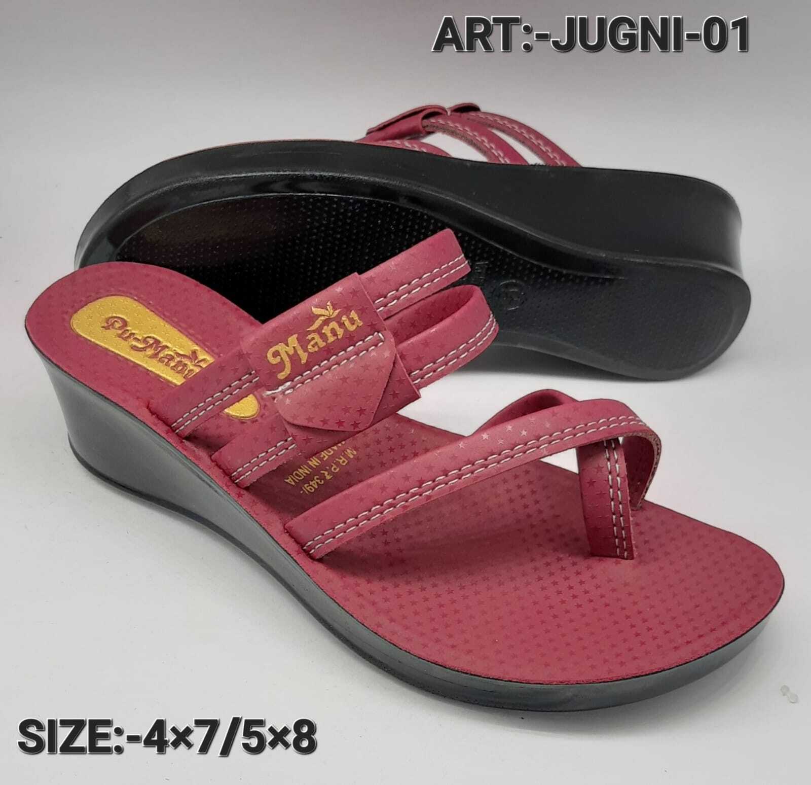 jugni pu slipper