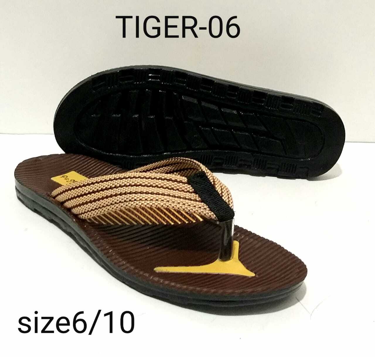 tiger men slipper