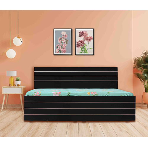 Black UV Wooden Bed
