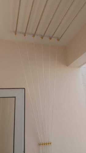Ceiling mounted pulley type cloth drying hangers in Melur Kerala