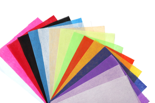 Coloured Non Woven Chemical Bonded Fabric