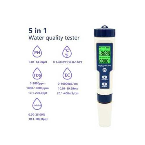 5 IN 1 WATER QUALITY TESTER