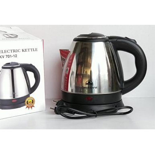 701-12-SS ELECTRIC WATER KETTLE 1.2 LTR IN COL BOX 18 PC CTN