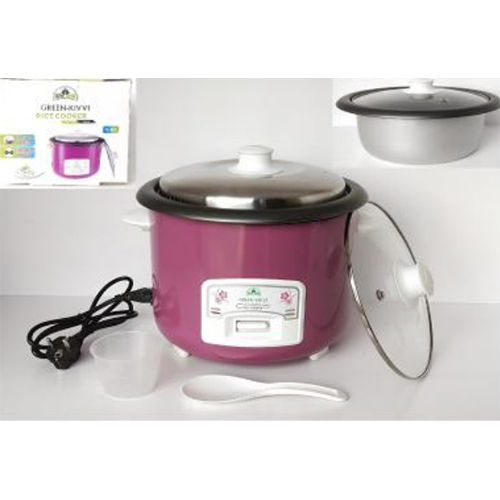 Lt-18 Green Kivvi 1.8 Lt Double Lid Double Pot Rice Cooker 6 Pc Ctn Capacity: 1800 Milliliter (Ml)