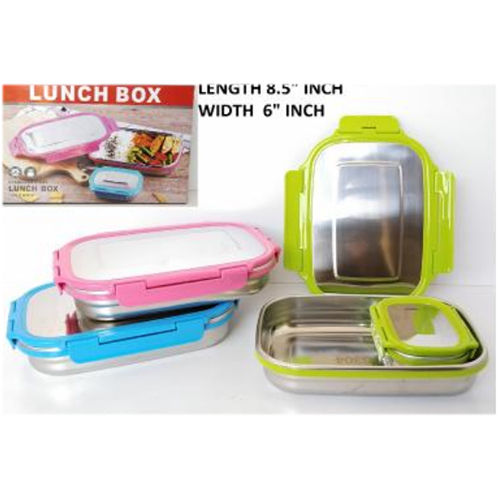 JC-A2 2 PCS PARTITION LUNCH BOX SET 48 PCS IN CTN