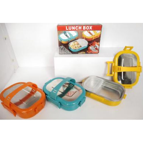 JC288-4 CLICK LOCK RECTANGLE LUNCH BOX 60 PCS IN CTN