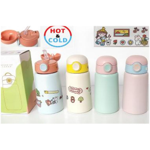 ZY-4206 KIDS INSULATED VACUUM 500 ML SIPPER BOTTLE COL BOX 50 CTN