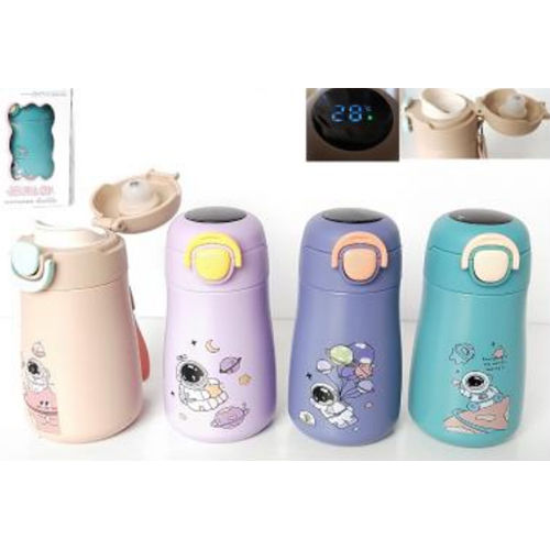 ZY-4211 KIDS INSULATED VACUUM 500 ML LED TEMP BOTTLE COL BOX 50 CTN