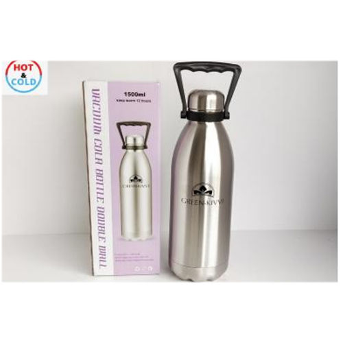 Silver Kcb-1500 Gk 1.5 Ltr With Handle Ss Insulated Vacuum Bottle 20 Pc