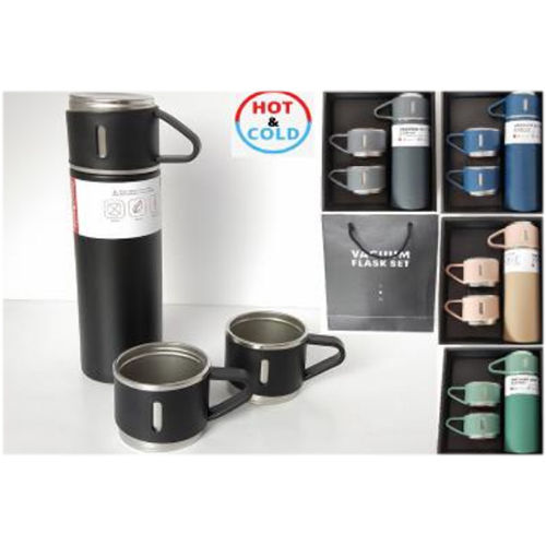 CVF-L3 INSULATED VACUUM FLASK 425 ML WITH 2 COFFEE CUPS 24 SET