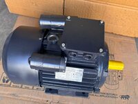 Single Phase Motor - Color: Black