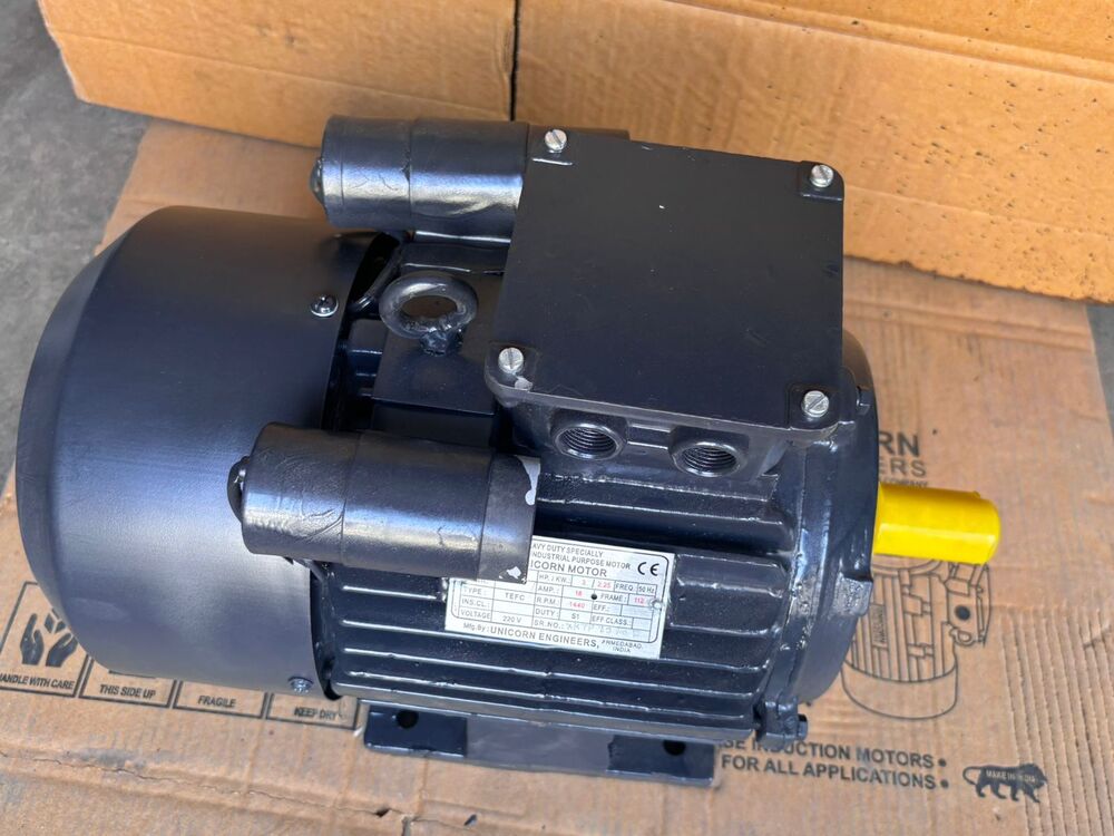 Single Phase Motor - 1440 RPM, 415 V, 50 Hz | Electric Start, Drip-Proof Protection, Mechanical Seal