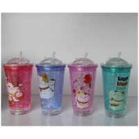 Ket11 Light Tumbler 450 Ml With Straw And Lid - Multicolor Design, Good Quality, 450 Ml Capacity | Ideal For On-the-go Hydration