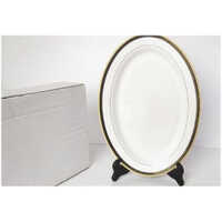 22360-f Ceramic 14 6 Pc Oval Plate Set 3 Set In Ctn Application: Home