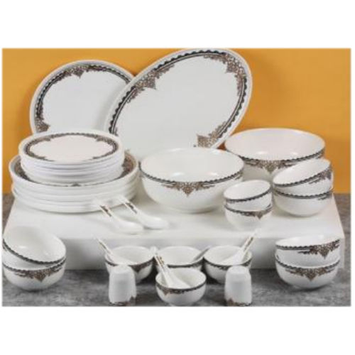 DS390-35-B CERAMIC DINNER SET 35 PC FOAM PACK 1 SET CTN