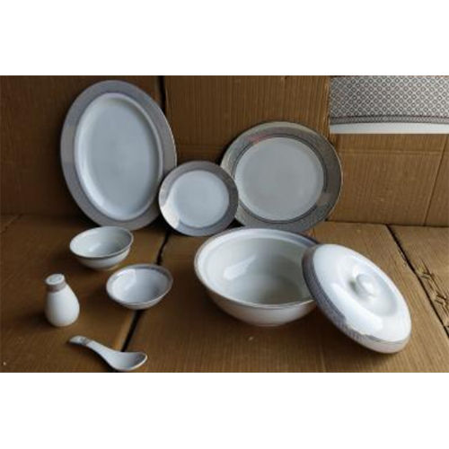 19273-A CERAMIC DINNER SET 37 PCS FOAM PACK 1 SET CTN