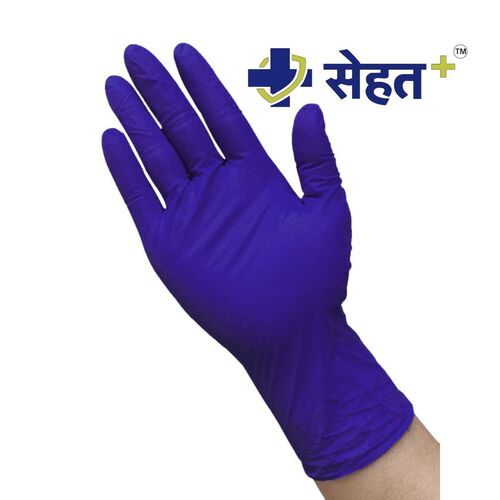 Sehat Plus Nitrile Examination Gloves - Feature: Water Proof