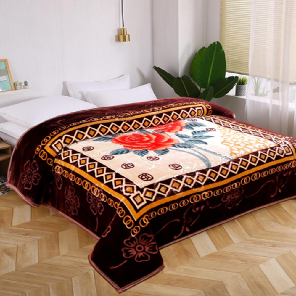 Plain Embossed Mink Blanket - Color: Different Available