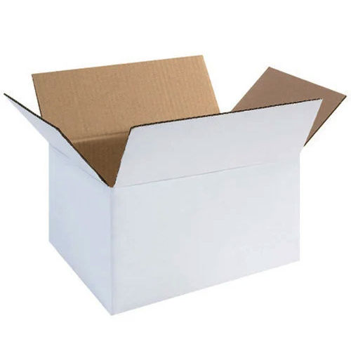 Plain 5 Ply White Corrugated Box