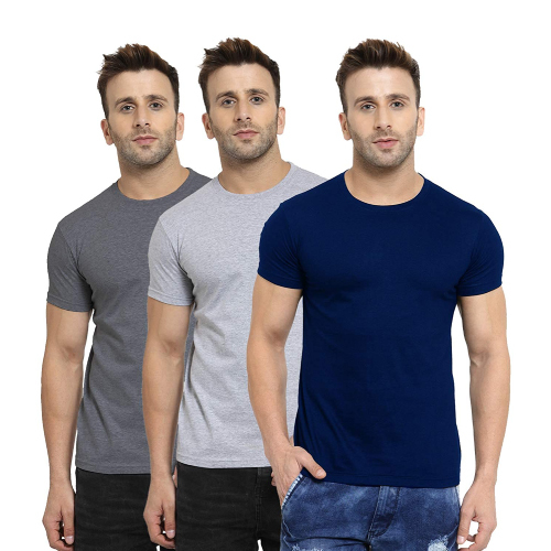 Mens Round Neck T-Shirts