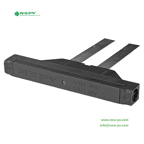 Black Nspv Edge Connectors For Bifacial Solar Panels Ec03 Pv