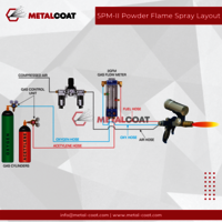 Powder Flame Spray Gun 5pm II