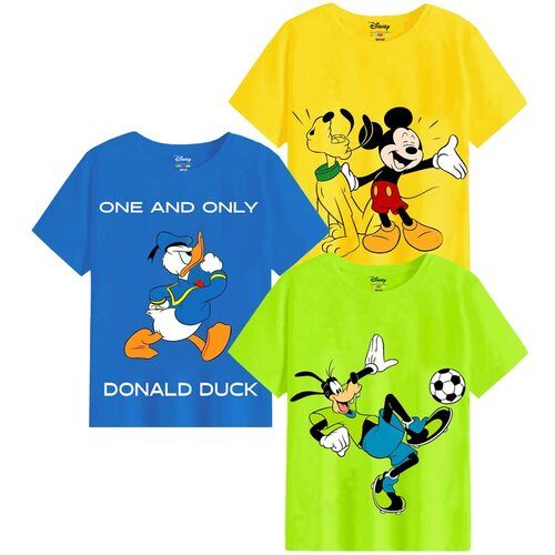 DKUCTSHRT377  Kuchipoo Boys Regular Fit Cotton T-Shirts Disney