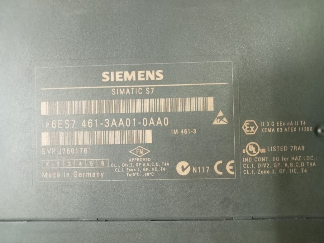 SIEMENS 6ES7 461-3AA01-0AA0